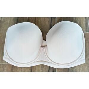 Delimira Bra Strapless Multiway New 38E Beige